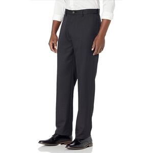 Amazon Essentials Men's Classic-Fit Flat-Front Dress Pants 42/34